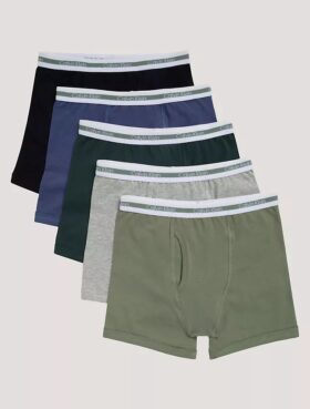 Pojat Cotton Stretch 5-pakkaus Boxer Briefit