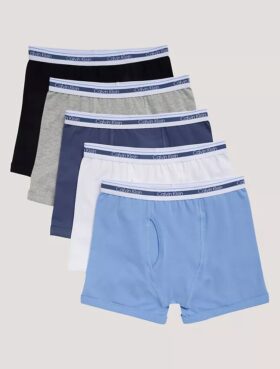 Pojat Cotton Stretch 5-pakkaus Boxer Briefit
