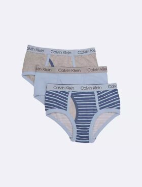 Pojat Cotton Stretch logoboksershortsit, 3 kpl