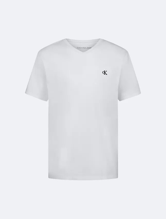 Pojat-mallinen monogrammilla varustettu V-kaula-T-paita Pojat-mallinen monogrammilla varustettu V-kaula-T-paita