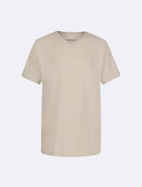 Pojat-mallinen monogrammilla varustettu V-kaula-T-paita