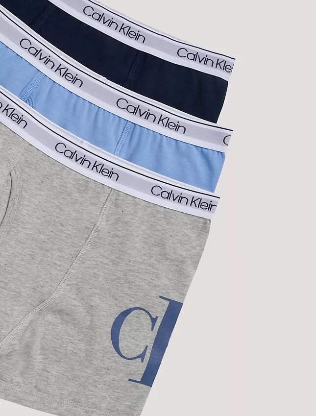Pojat monogrammilla varustetut Cotton Stretch-puuvillaiset Boxer Briefit, 3 kpl Pojat monogrammilla varustetut Cotton Stretch-puuvillaiset Boxer Briefit, 3 kpl