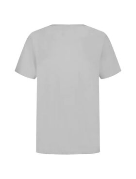 Pojien klassinen T-paita logokuvioinnilla