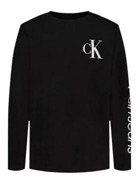Pojille tarkoitettu Monogram-paita, pitkät hihat