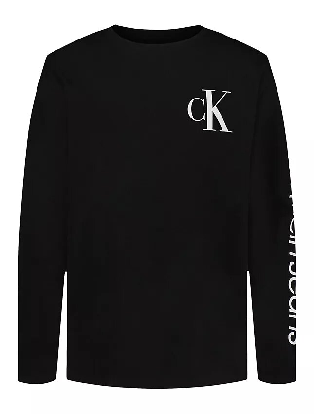 Pojille tarkoitettu Monogram-paita, pitkät hihat Pojille tarkoitettu Monogram-paita, pitkät hihat