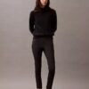 Ponte-kankaasta valmistetut, herringbone-kuvioiset skinny-housut Ponte-kankaasta valmistetut, herringbone-kuvioiset skinny-housut