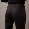 Ponte-kankaasta valmistetut, herringbone-kuvioiset skinny-housut Ponte-kankaasta valmistetut, herringbone-kuvioiset skinny-housut