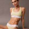 Puuvilla-Modal-stretch-rib-kangasta oleva, kevyesti vuorattu Bralette Puuvilla-Modal-stretch-rib-kangasta oleva, kevyesti vuorattu Bralette