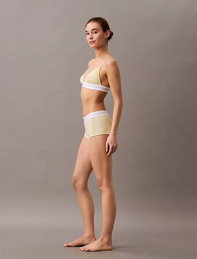Puuvilla-Modal-stretch-rib-unlined kolmiomallinen Bralette Puuvilla-Modal-stretch-rib-unlined kolmiomallinen Bralette