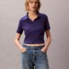 Puuvillainen Contour Rib -polo-paita