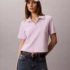 Puuvillainen Contour Rib -polo-paita