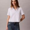 Puuvillainen Contour Rib -polo-paita