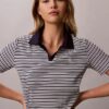 Puuvillainen Contour Rib -polo-paita