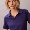 Puuvillainen Contour Rib -polo-paita