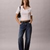 Puuvillainen Contour Rib -polo-paita