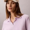Puuvillainen Contour Rib -polo-paita