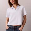 Puuvillainen Contour Rib -polo-paita