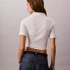 Puuvillainen Contour Rib -polo-paita