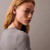 Puuvillainen Contour Rib -T-paita