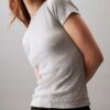 Puuvillainen Contour Rib -T-paita