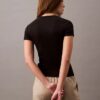 Puuvillainen Contour Rib -T-paita