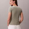 Puuvillainen Contour Rib -T-paita Puuvillainen Contour Rib -T-paita