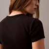 Puuvillainen Contour Rib -T-paita