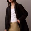 Puuvillainen Contour Rib U-Neck -paita