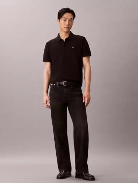 Puuvillainen klassinen pikepusero