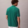 Puuvillainen piqué-raita-polo