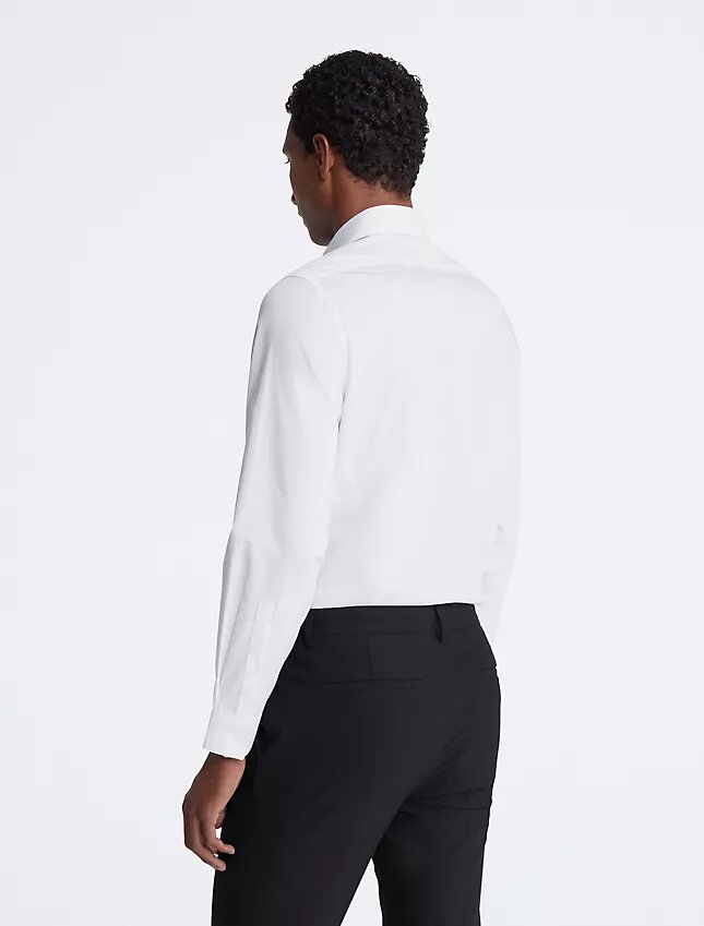 Puuvillainen slim fit -meko, jossa on kalanruotokuvio Puuvillainen slim fit -meko, jossa on kalanruotokuvio
