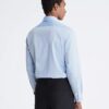 Puuvillainen slim fit -meko, jossa on kalanruotokuvio Puuvillainen slim fit -meko, jossa on kalanruotokuvio