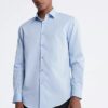 Puuvillainen slim fit -meko, jossa on kalanruotokuvio Puuvillainen slim fit -meko, jossa on kalanruotokuvio