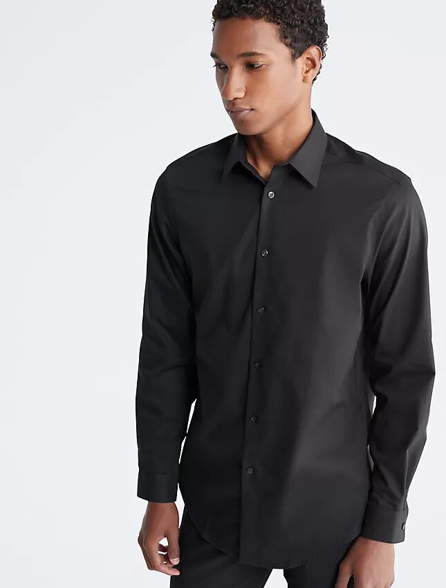 Puuvillainen slim fit -meko, jossa on kalanruotokuvio Puuvillainen slim fit -meko, jossa on kalanruotokuvio