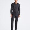 Puuvillainen slim fit -meko, jossa on kalanruotokuvio Puuvillainen slim fit -meko, jossa on kalanruotokuvio