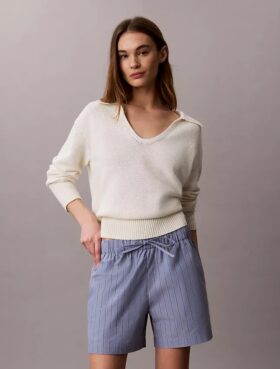 Puuvillapopliiniset raidalliset bokserit