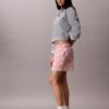 Puuvillapopliiniset raidalliset shortsit Puuvillapopliiniset raidalliset shortsit