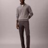 Puuvillasatiiniset slim-fit-chino-housut