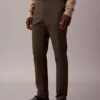 Puuvillasatiiniset slim-fit-chino-housut Puuvillasatiiniset slim-fit-chino-housut