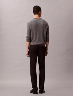 Puuvillasatiiniset slim-fit-chino-housut