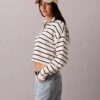 Raidallinen Monogram-terry-cropped-toppi Raidallinen Monogram-terry-cropped-toppi