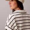 Raidallinen Monogram-terry-cropped-toppi Raidallinen Monogram-terry-cropped-toppi