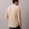 Raidallinen slim fit -paita napituskauluksella Raidallinen slim fit -paita napituskauluksella