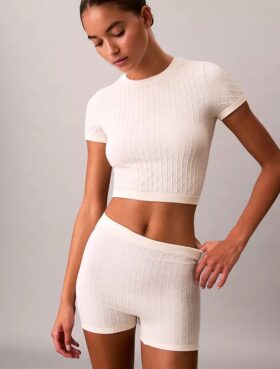 Rib Emblem Seamless Shortie
