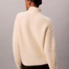 Rib-neuleinen rento turtleneck-villapaita