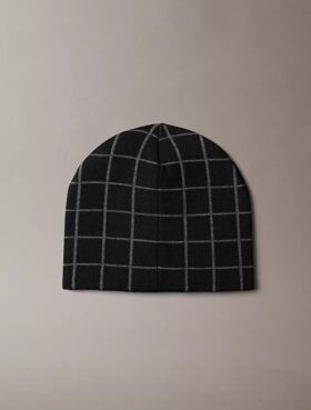 Ruudullinen jacquard-pipo