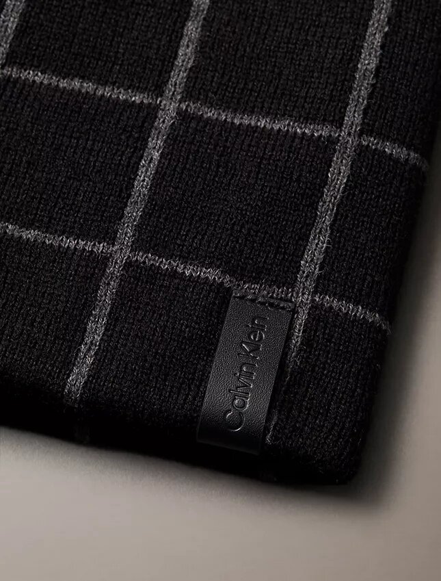 Ruudullinen jacquard-pipo Ruudullinen jacquard-pipo