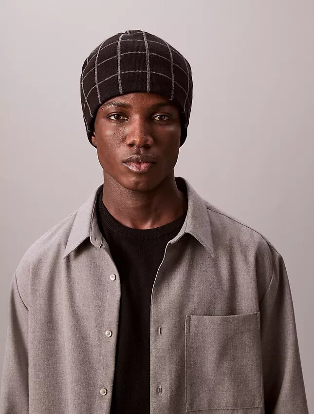 Ruudullinen jacquard-pipo Ruudullinen jacquard-pipo