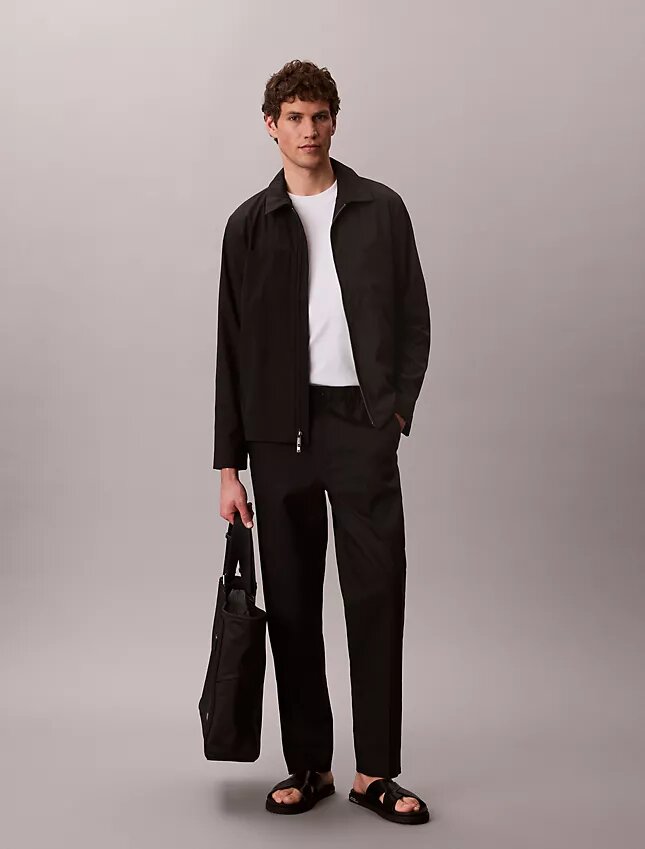 Seersucker-blouson-takki Seersucker-blouson-takki
