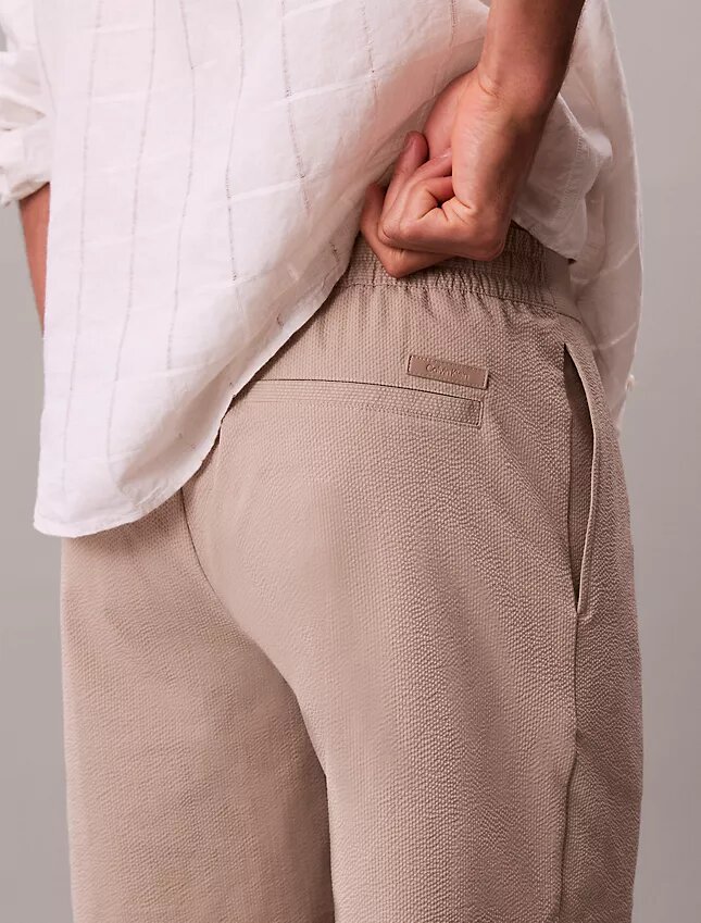 Seersucker-shortsit Seersucker-shortsit